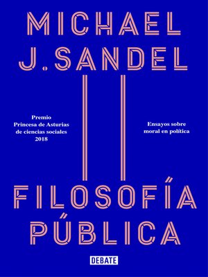cover image of Filosofía pública